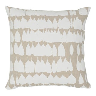 Schumacher Queen of Spain 22" Pillow in Natural For Sale