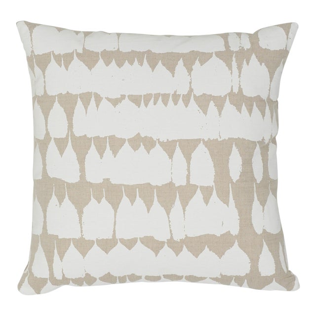 Schumacher Queen of Spain 22" Pillow in Natural For Sale