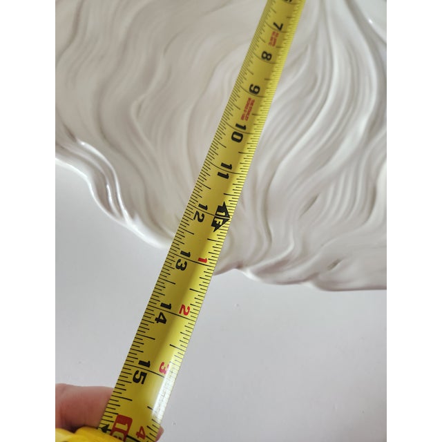 White 1980s White Bordello Onion Platter For Sale - Image 8 of 9