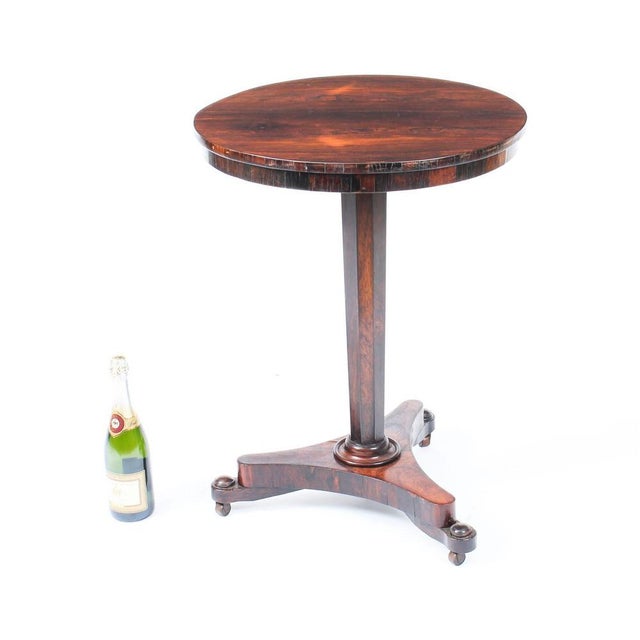 Wood Regency Period Side Table, 19th Century For Sale - Image 7 of 9