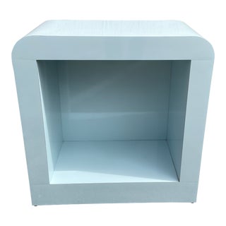 Vintage Minimalist Laminate Waterfall Console For Sale