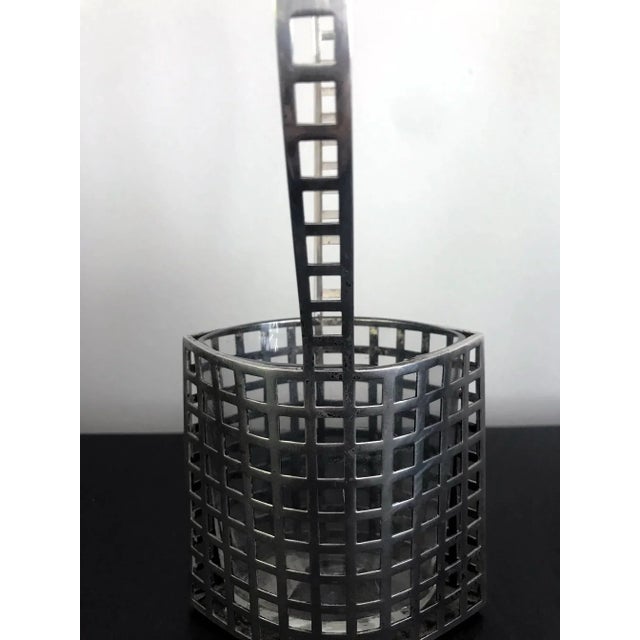 Early 20th Century Silver Vase with Glass Insert by Josef Hoffmann for Wiener Werkstätte For Sale - Image 5 of 10