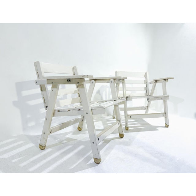 Mid-Century Modern Pair of Armchairs by Carlo Hauner, 1950s This piece is attributed to the mentioned designer/maker. It...