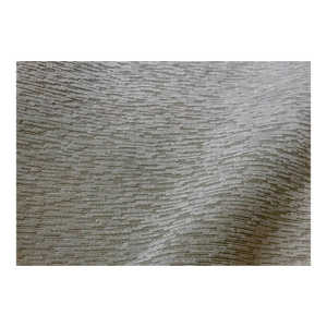 7 Yards of Colfax & Fowler Hiro Silver Cut Velvet Fabric