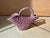 1950s Studio Ceramic Art Vase in Pink, Black, and White with Crater Glaze from Clemens & Huhn, Tübingen, Germany, 1950s For Sale - Image 5 of 13