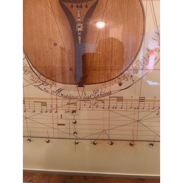 French Hermes La Musique Des Spheres Silk Scarf For Sale - Image 3 of 4