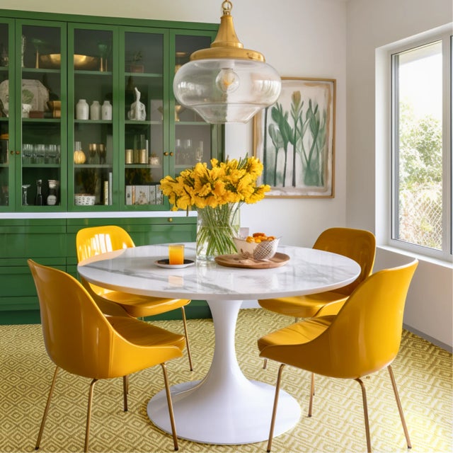 Transitional Part & Parcel Goods Textured Diamond Rug, 10'x14', Lime and Olive For Sale - Image 3 of 5