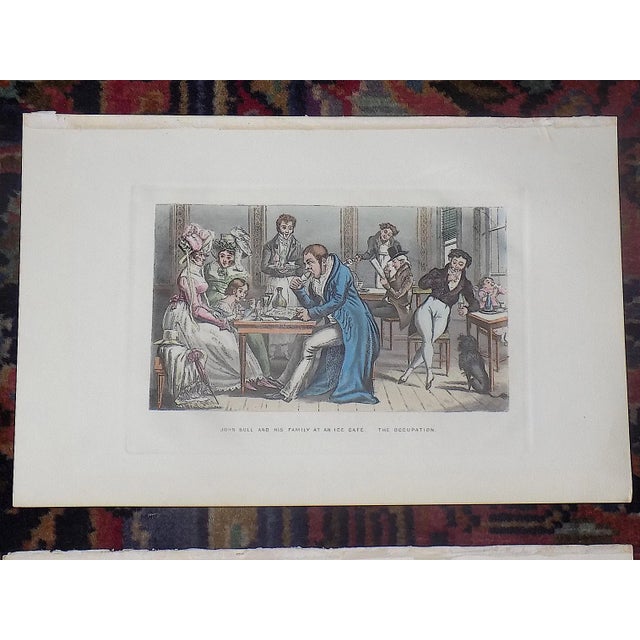 Illustration Antique 19th Century French Genre Scene Engravings-Genre Scenes - Set of 6 For Sale - Image 3 of 10
