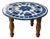 40" Round Genuine Lapis Lazuli Stone Inlay Mosaic Table For Sale