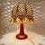 Boho Chic Bohemian Table Lamp in Turned Wood and Macrame, 1970 For Sale - Image 3 of 8