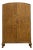 Art Deco Walnut Compactum Wardrobe, 1930s For Sale
