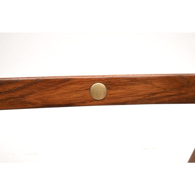 Vintage Danish Teak and Leather Lounge Chairs by Ole Wanscher for France & Søn, 1960, Set of 2 For Sale - Image 10 of 11