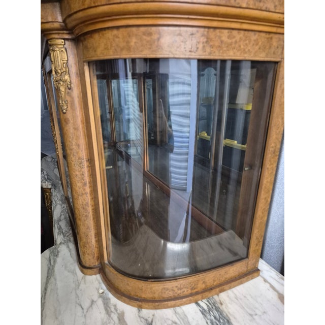 Early 20th Century French Bird's Eye Maple Buffet/Sideboard For Sale - Image 9 of 10