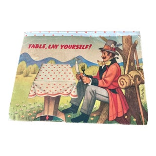 Antique Children’s Pop-Up Book “Table Lay Yourself” For Sale