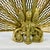 1920s Antique French Edwardian Brass Gargoyle Peacock Fireplace Screen For Sale - Image 6 of 18