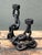 Late 20th Century Vintage Iron Chain Link Candle Holder For Sale - Image 5 of 12