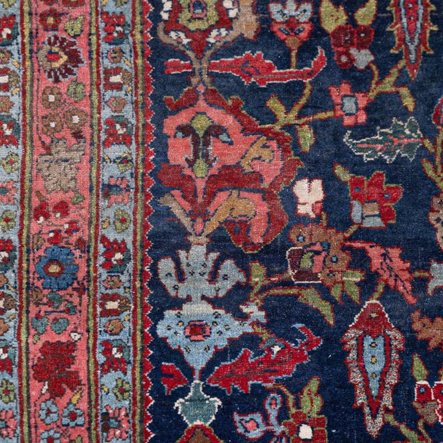 Antique Middle Eastern Mashad Rug, 1890s For Sale - Image 5 of 9