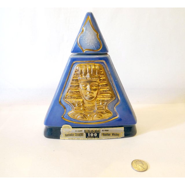 Regal China Co. Jim Beam Egyptian Pyramid Decanter Chairish