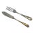 1980s Silver 1 Pair Fish Eaters, Fish Fork & Fish Knife, La Regence For Sale