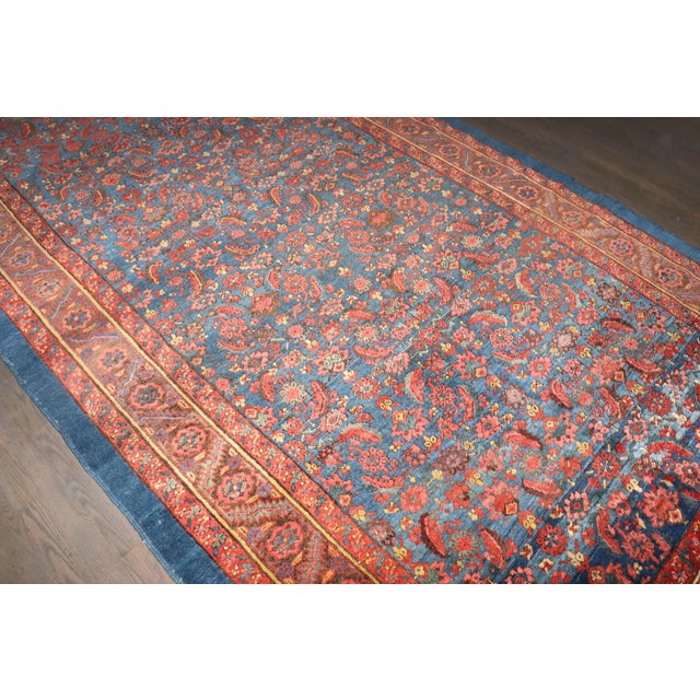 Stunning Antique Persian Bakshaish - 6' x 10'8" For Sale - Image 9 of 9