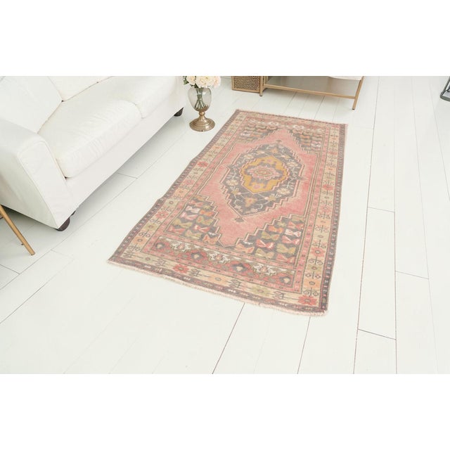 Vintage Anatolian Kurdish Carpet For Sale - Image 4 of 10