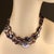 2020s Mauve/Wine Pearl Necklace June Birthstone For Sale - Image 5 of 7