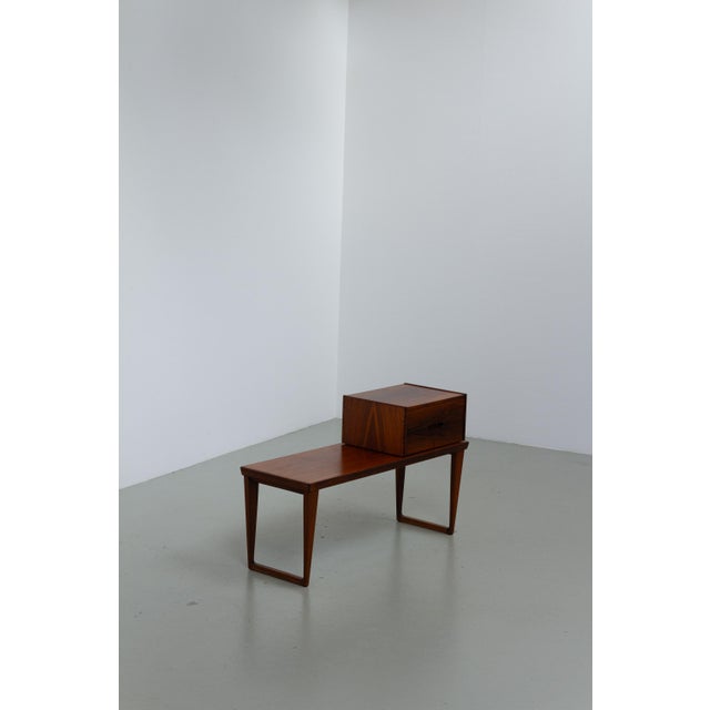 Aksel Kjersgaard Rosewood Bench Set by Kai Kristiansen for Aksel Kjersgaard, 1960s For Sale - Image 4 of 18