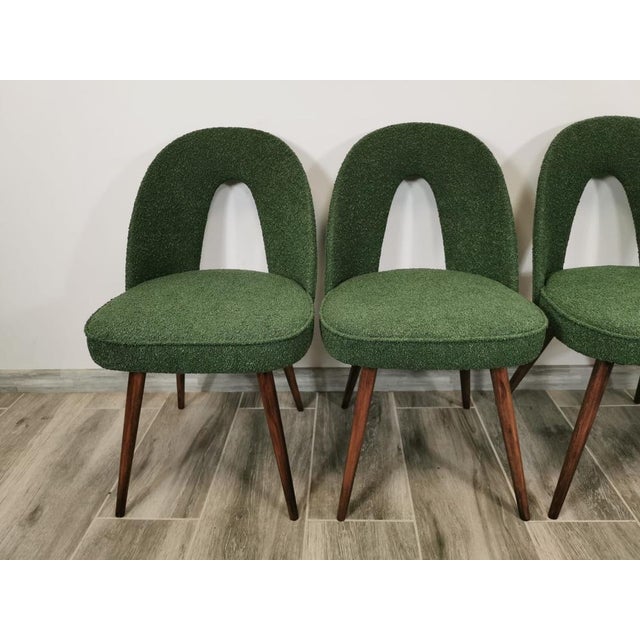 Wood Dining Chairs by Antonin Suman, 1960s, Set of 4 For Sale - Image 7 of 18