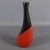Space Age Red and Black Ceramic Vase from Marei Keramik, 1970s For Sale - Image 4 of 12