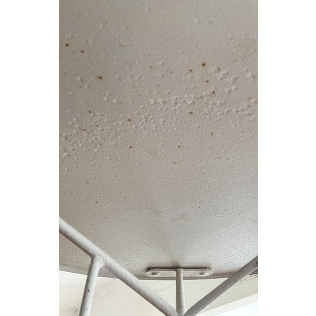 Mid-Century Minimalist German Metal Garden Table attributed to Mauser Werke Waldeck, 1960s For Sale - Image 17 of 18