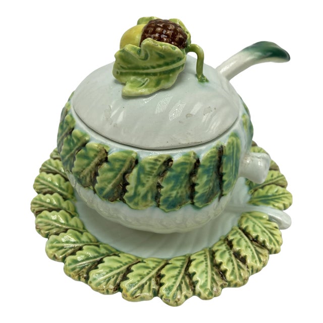 Italian Ceramic Sauce Tureen For Sale