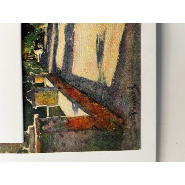 1920s 1926 Villa d'Este Tivoli Italy Print For Sale - Image 5 of 5