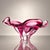 Glass Large Pink Art Glass Bowl by Josef Hospodka for Chřibská, Czechoslovakia, 1960s For Sale - Image 7 of 7