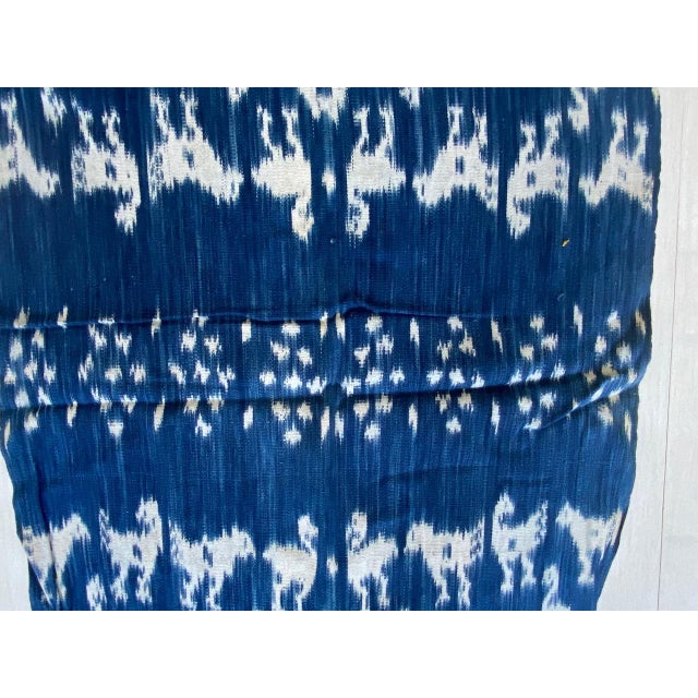 Indigo Cotton Sumba Textile For Sale - Image 14 of 18