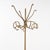 Wrought iron coat hanger with original lacquering height: 191 width: 67 additional information style: antique production...