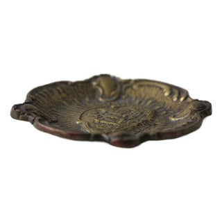 Gold Ashtray from Luxembourg, 1970s For Sale