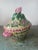 Vintage Late 20th Century Decorative Lotus Flower Tureen For Sale - Image 6 of 10