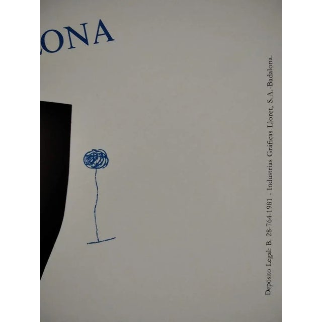 Mid-Century Modern Joan Miro, Sala Gaspar: Costa Lloberas, Espriu, Martí and Pol., 1981, Lithograph, Framed For Sale - Image 3 of 5