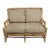 Braxton Culler Split Reed Bamboo Rattan Loveseat Settee For Sale