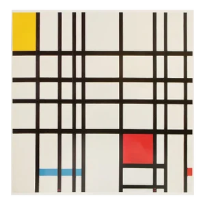 1994 After Piet Mondrian "Composition With Red, Yellow, Blue", First German Edition Poster
