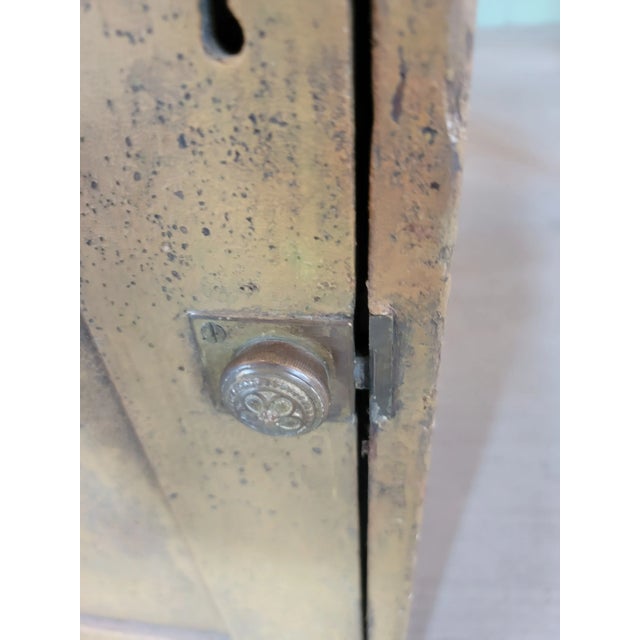 Wood Antique English Painted Cupboard For Sale - Image 7 of 13