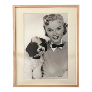 Vintage Hollywood Glamour Photograph Portrait of Connie Francis by Virgil Apger