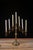 Late 19th Century Adjustable Brass Sabbath Candelabrum For Sale - Image 4 of 15