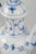 Vintage Blue Fluted Plain Porcelain Coffee Pot from Royal Copenhagen, 1958 For Sale - Image 3 of 5