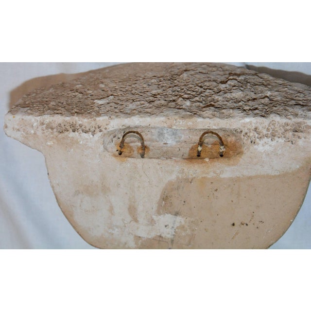 Vintage Pair of Draped Terracotta Mexican Sconces For Sale - Image 9 of 11