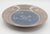 Jugtown Ware Pottery, 1978, Bird Motif Pie Plate. Decorated with a bird on a branch, butt to blue glaze. The mark created...