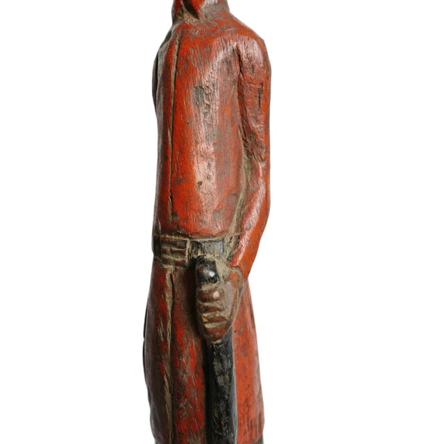 Wood Antique Old Colonial Wood Figure Mali For Sale - Image 7 of 9