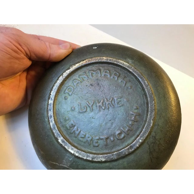 Art Deco Bronze Dish with Four Clover, 1930s For Sale - Image 4 of 8