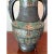 Large 42" Chinese CloisonnÃ© & Bronze Taotie Hu Vase Table Lamp For Sale - Image 15 of 15