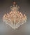 Large Antique Crystal Chandelier Restored Italian Bohemian Style Vintage For Sale - Image 4 of 18